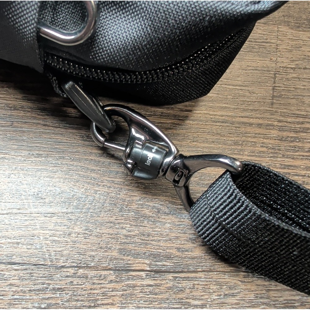 Pacsafe Go Anti-Theft Crossbody Bag with Strap 2.5 Litre Jet Black NWT - Picture 7 of 13